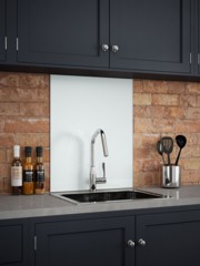 White Mist Self-Adhesive Glass Splashback