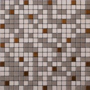 Riyadh Copper Mosaic Self-adhesive Glass Tile Sheet