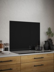 Black Sparkle Self-Adhesive Glass Splashback